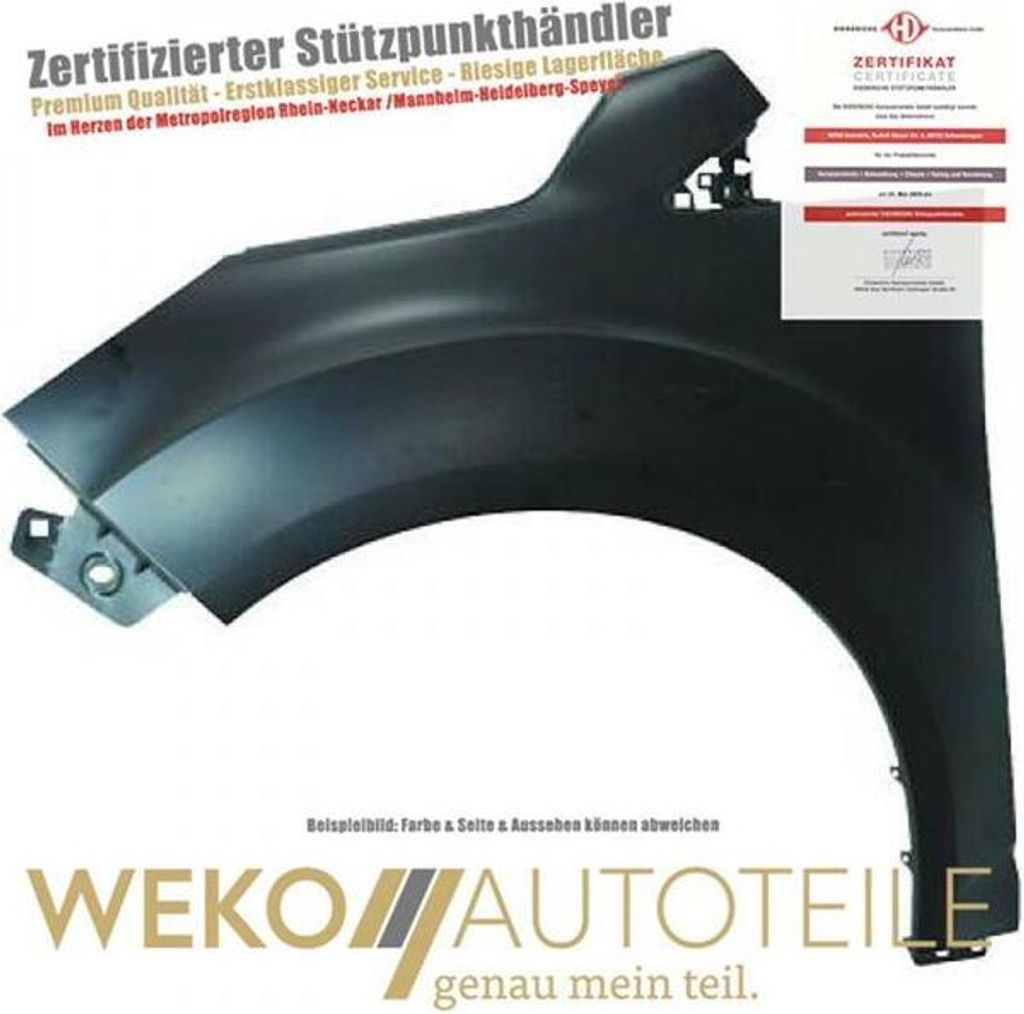 Kotflügel vorne links DIEDERICHS 1467007 für FORD