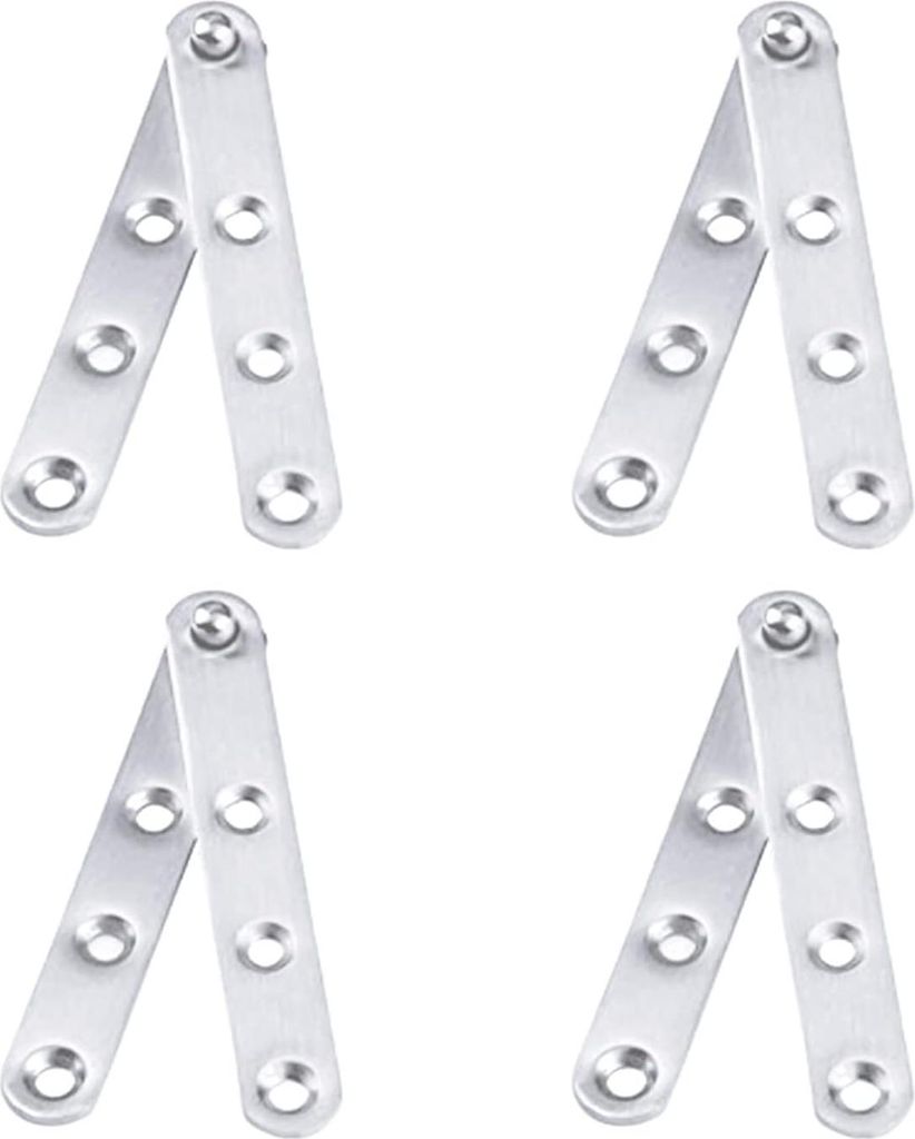 Sada 4 dveřních pantů, nerezová ocel 100 mm, otočení o 360 Obrázek produktu 