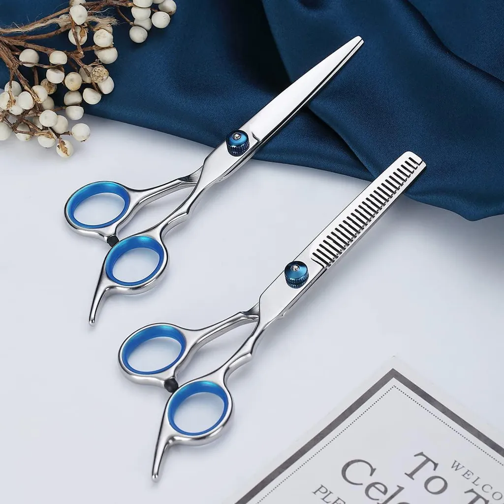 Ciseaux de coiffure en acier inox, coupe nette et texturation douce - 3