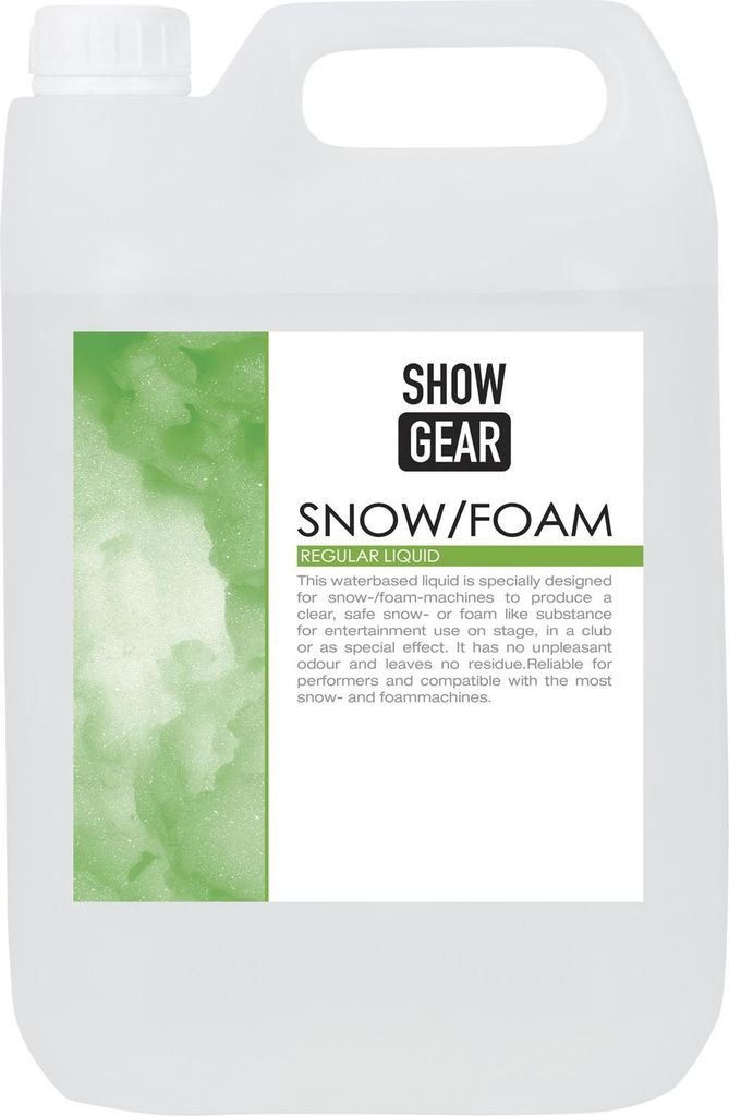 Showgear Snow/Foam Liquid 5 litri 5 litri - pronto all'uso Immagine del prodotto 