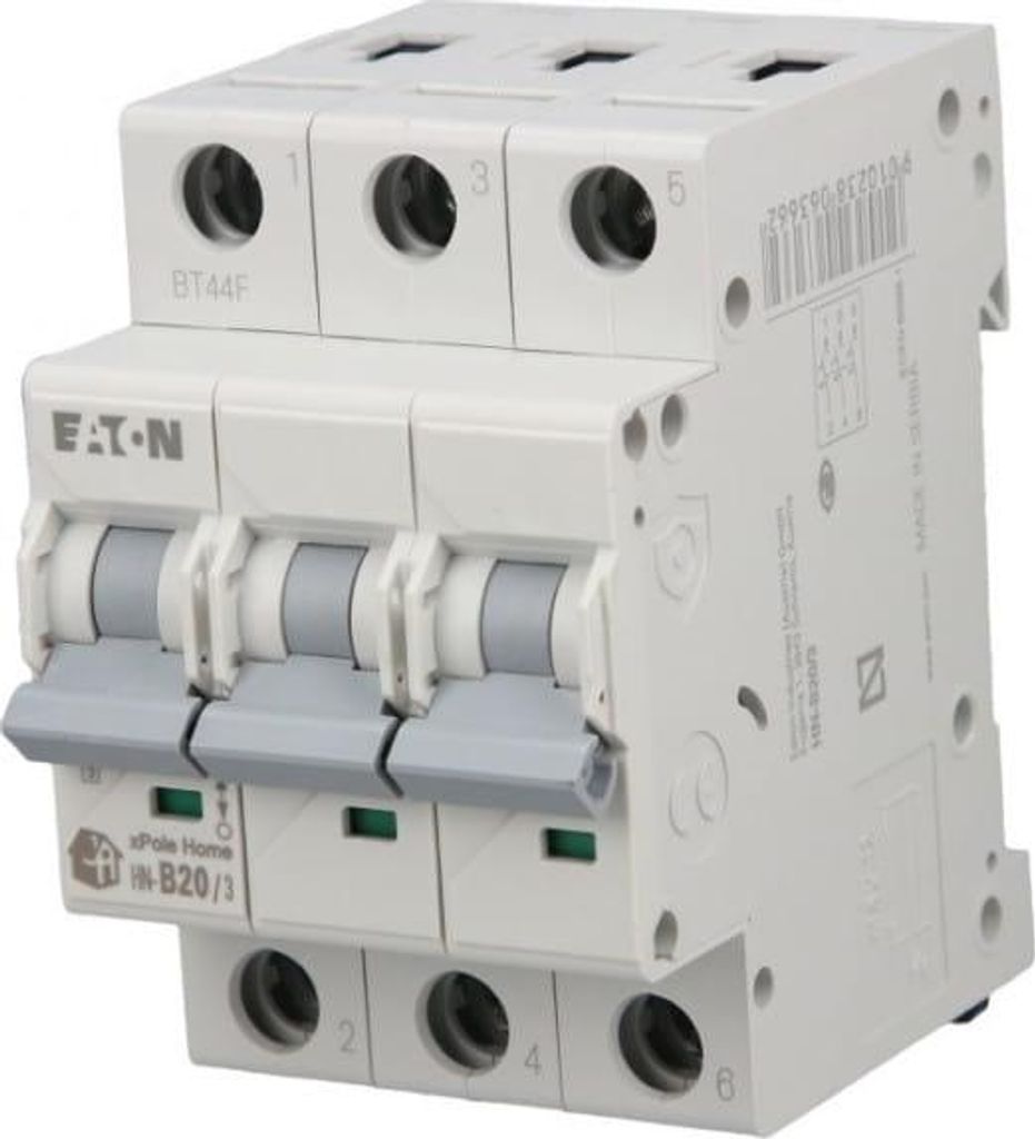 Leitungsschutzschalter 3P B 20A 6kA AC xPole Home HN-B20/3 Produktbild 