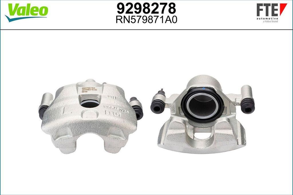 FTE Bremssattel Vorne Links für MAZDA 6 Station Wagon (GY) Ø57mm Grau 9298278