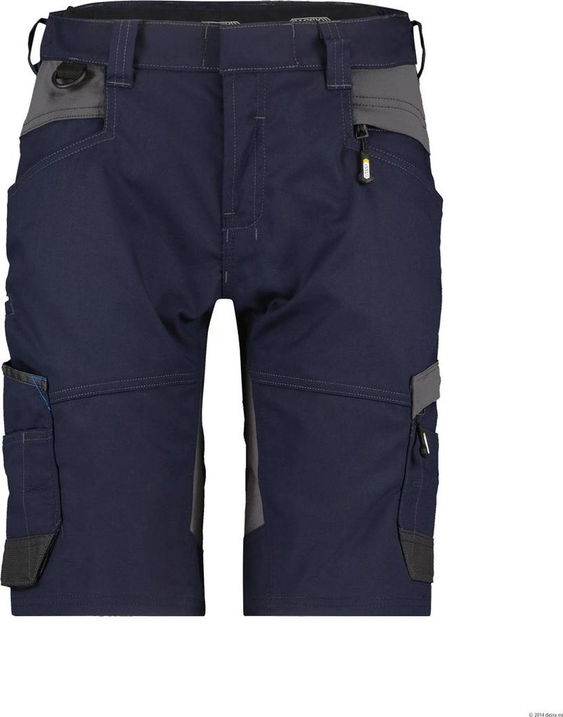 DASSY Arbeitsshorts AXIS Damen Gr. 44 nachtblau/anthrazit Produktbild 
