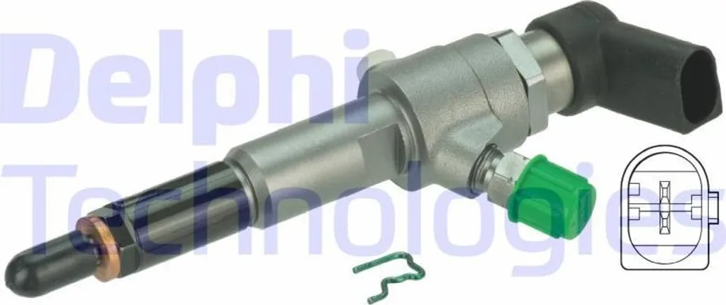 Injecteur de carburant Delphi 1980E7 compatible Citroën C2 et C3