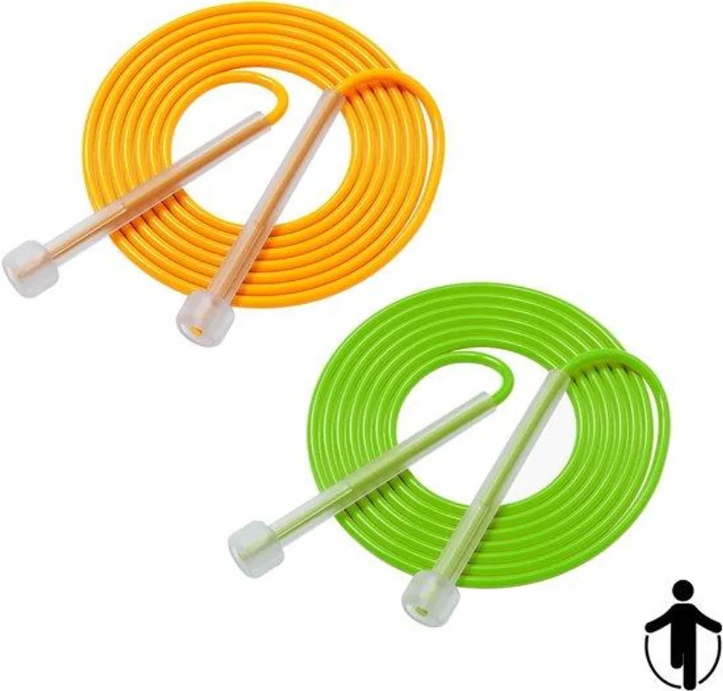 Corde à sauter de fitness réglable avec poignées ergonomiques antidérapantes