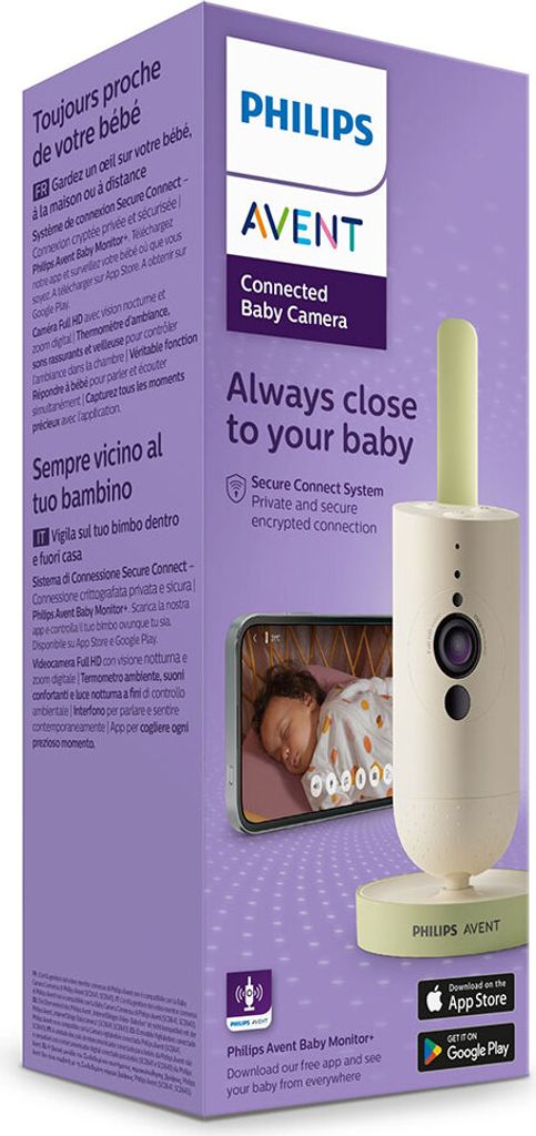 Kamera Philips Avent Connected dla niemowląt z aplikacją, Zdjęcie produktu 