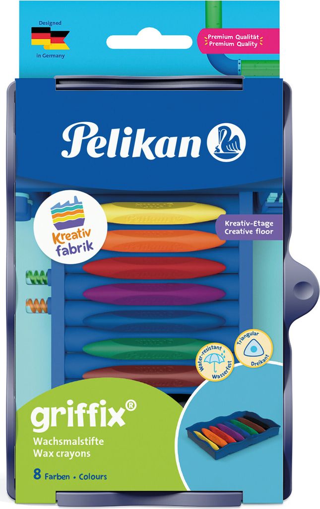 Pelikan Kreativfabrik griffix Wachsmaler 8 Farben