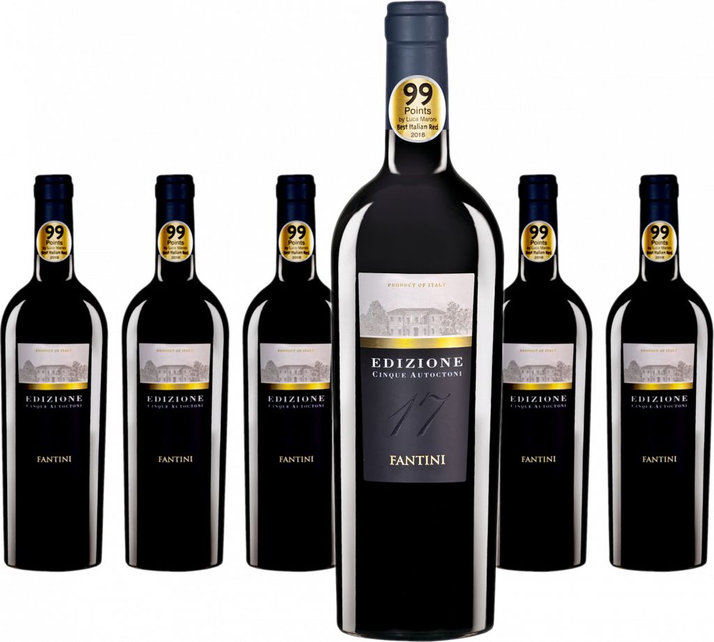 Fantini Edizione cinque autoctoni 2017, 0,75 l, Cuvée, Produktbild 