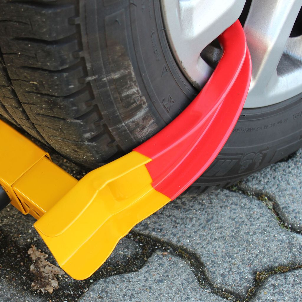 Radkralle Parkkralle mit Sicherheitsschloss, Reifenbreite Produktbild 4