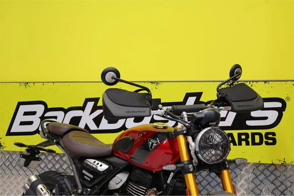 Barkbusters Scrambler 400x Barres Protection Aluminium Argent Fixe