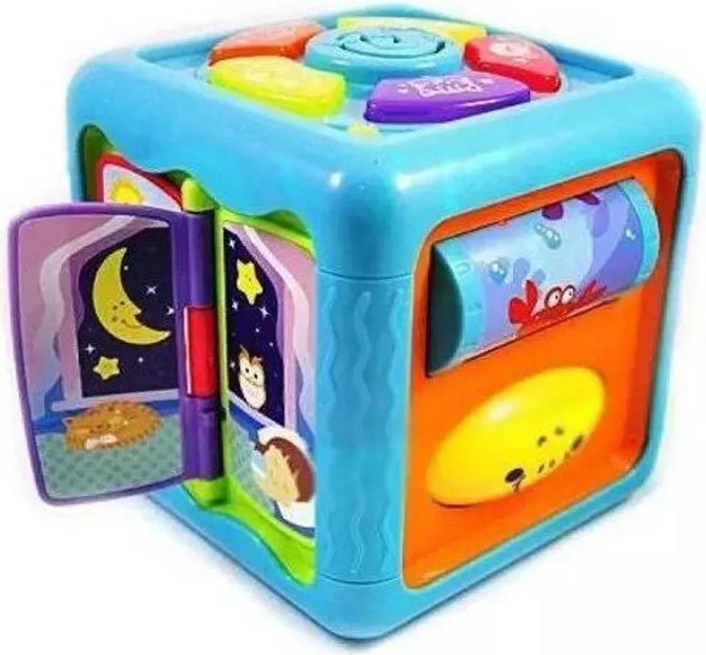 Cube de Jeu Bébé Tachan Musique et Lumière : Idéal pour l'Éveil à Soi