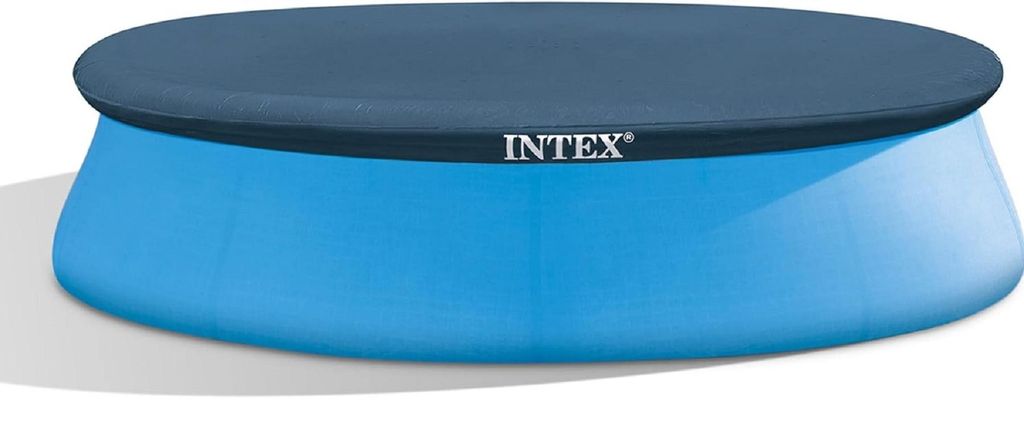 Intex 10 foot (3.05 m) Easy Set Swimming Pool Cover #28021. Round cover measures 2.8 m, (9.4 ft) suitable for Intex pools with base diameter of 3.0...
