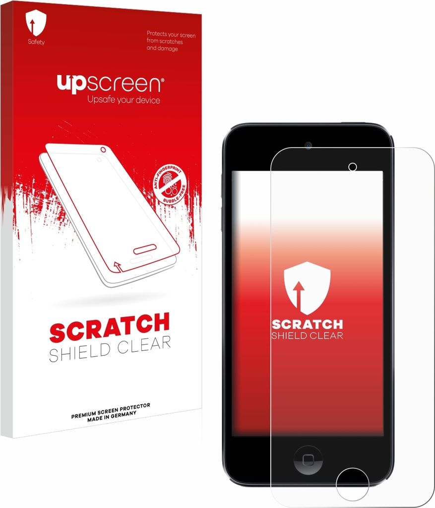 upscreen Schutzfolie für Apple iPod Touch (Gen.5/6/7) Displayschutz Displayschutzfolie Folie Klar Transparent