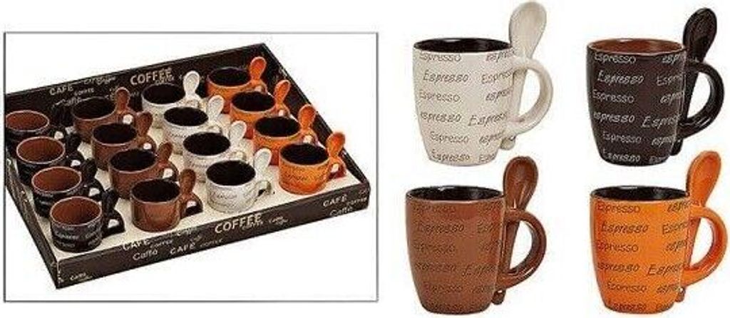 4er Espressotassen Set - Tassen Set Espresso Tasse Espresso Tassen Kaffee Tassen