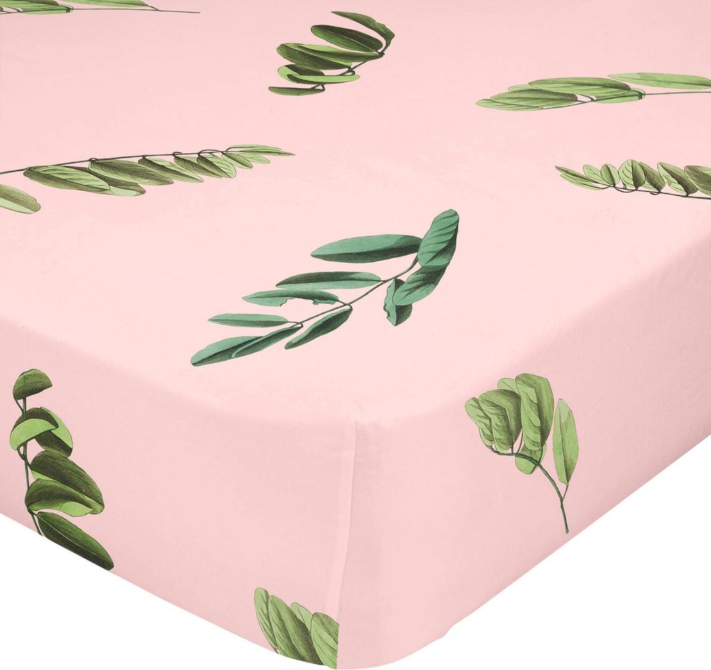 Blooming Spannbettlaken 200x200x32 cm (Bett 200) 100% Baumwolle Hergestellt in Europa