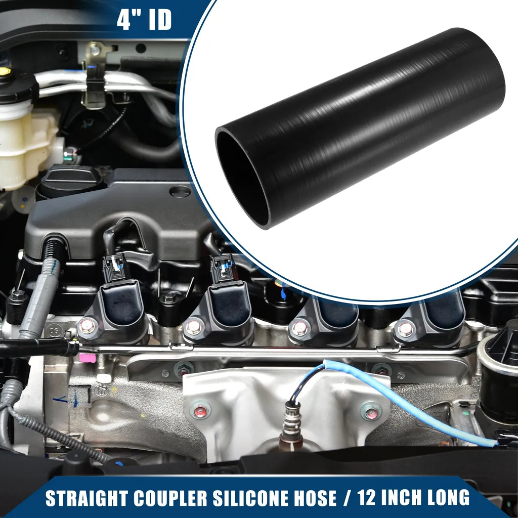 Tuyau de Voiture en Silicone 4" Noir : Finissez-en avec les Durites HS