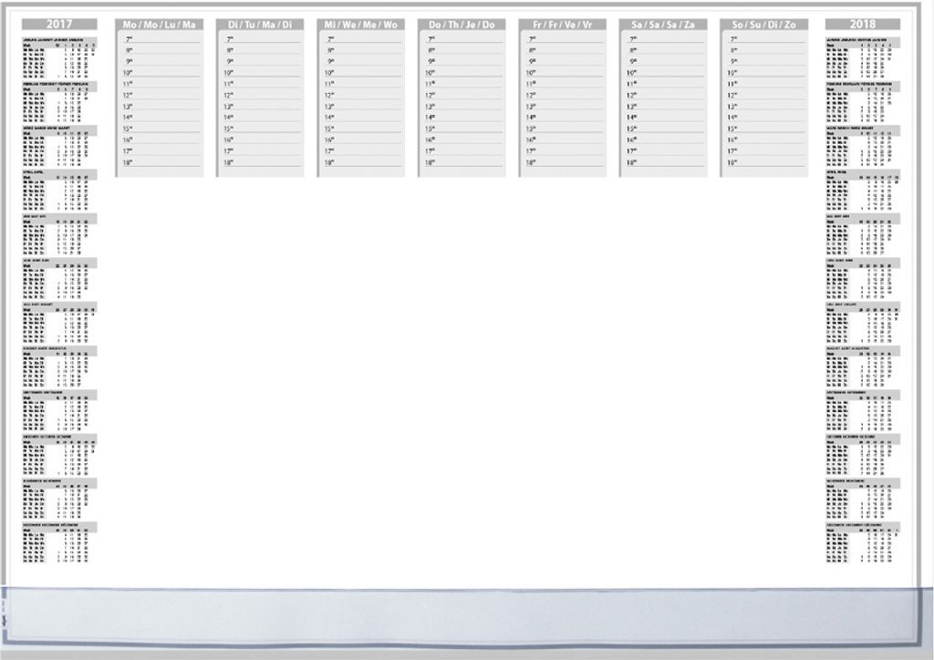 SIGEL HO366 Papier-Schreibunterlage, Protect, 595x410 mm, 40 Blatt