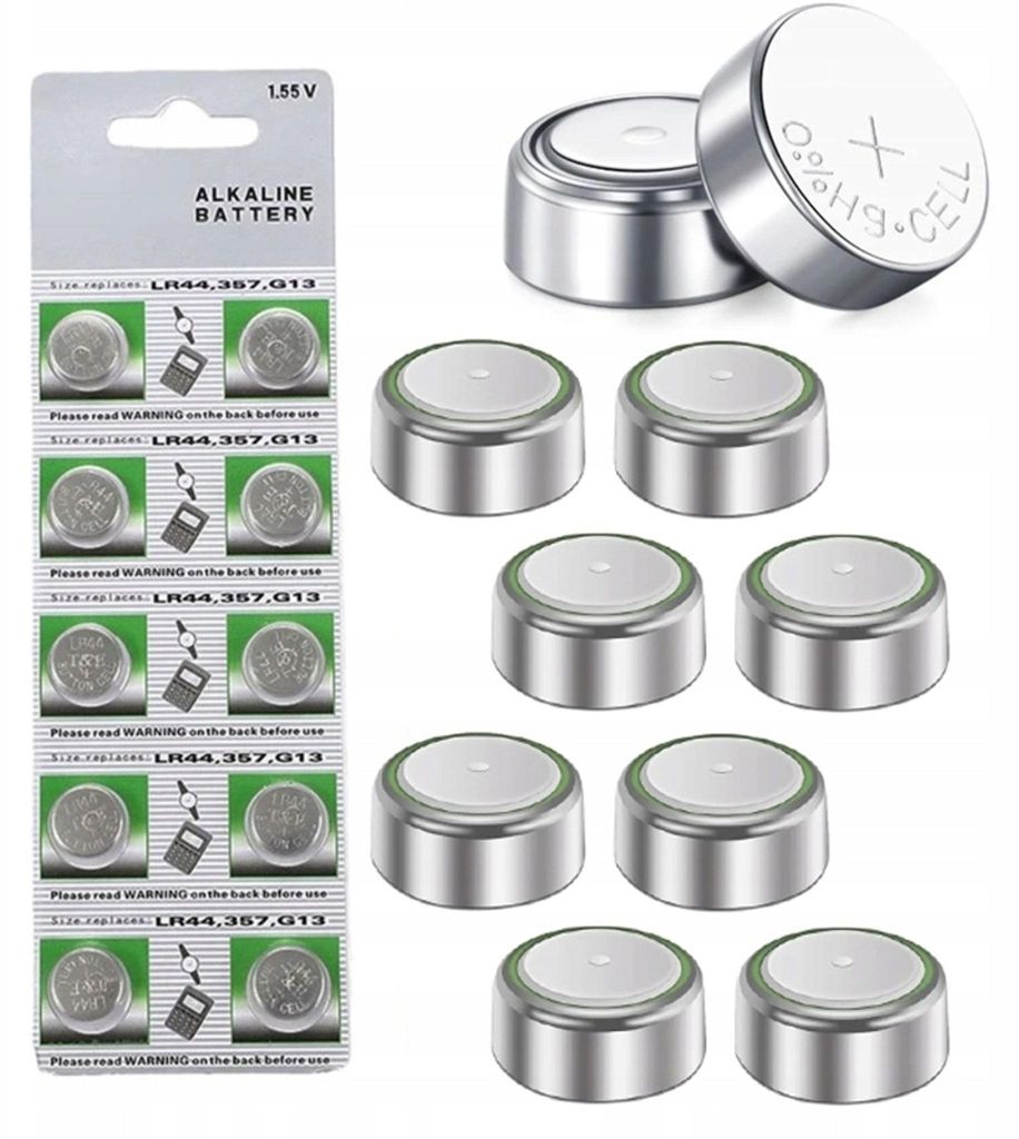 Alkalische Knopcel LR1130 – 10 Stuks 1,55V | 11,45x3,05 mm, Productafbeelding 