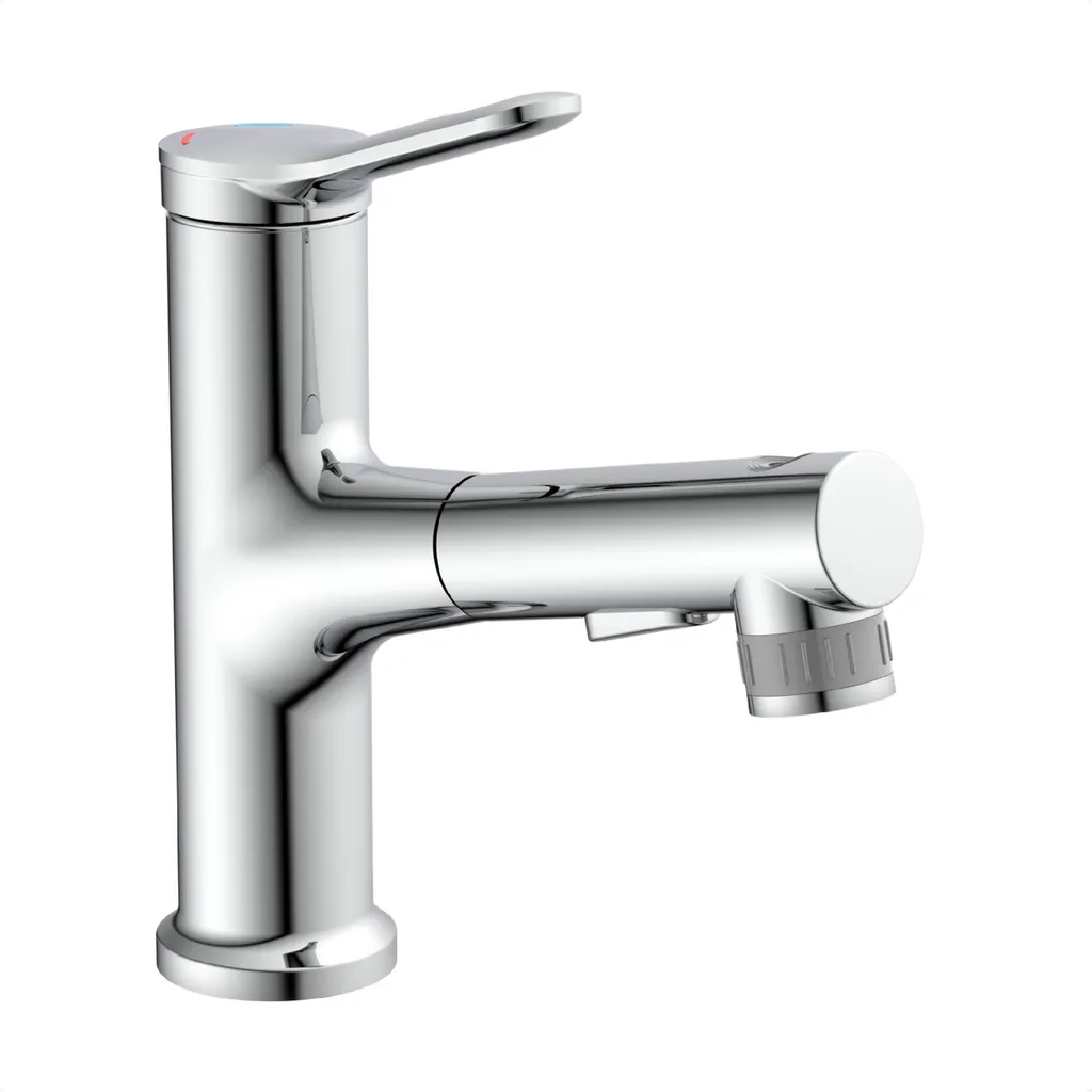 Mitigeur lavabo EISL VARIABILE avec douchette extractible chromé chic - 8