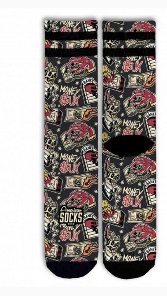 AMERICAN SOCKS MONEY SUCKS Mehrfarbig