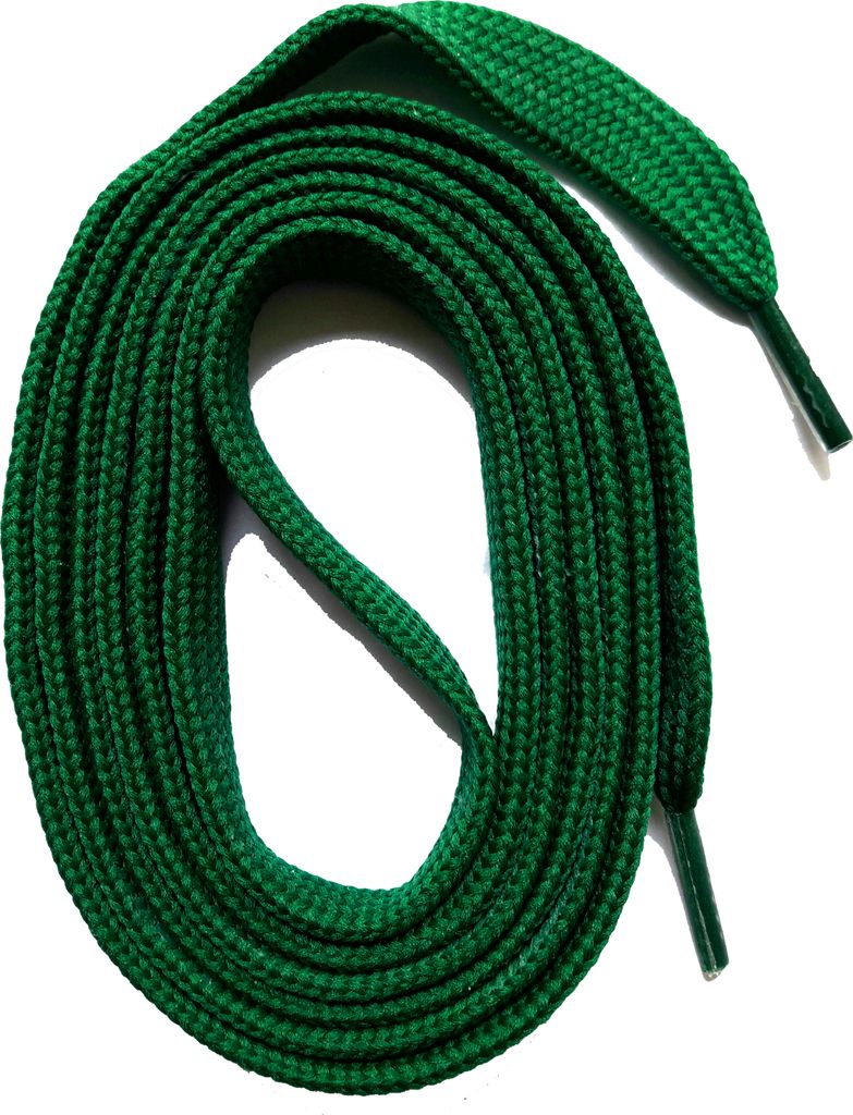 SNORS Schnürsenkel flach - DUNKELGRÜN - 6mm - 75cm Produktbild 
