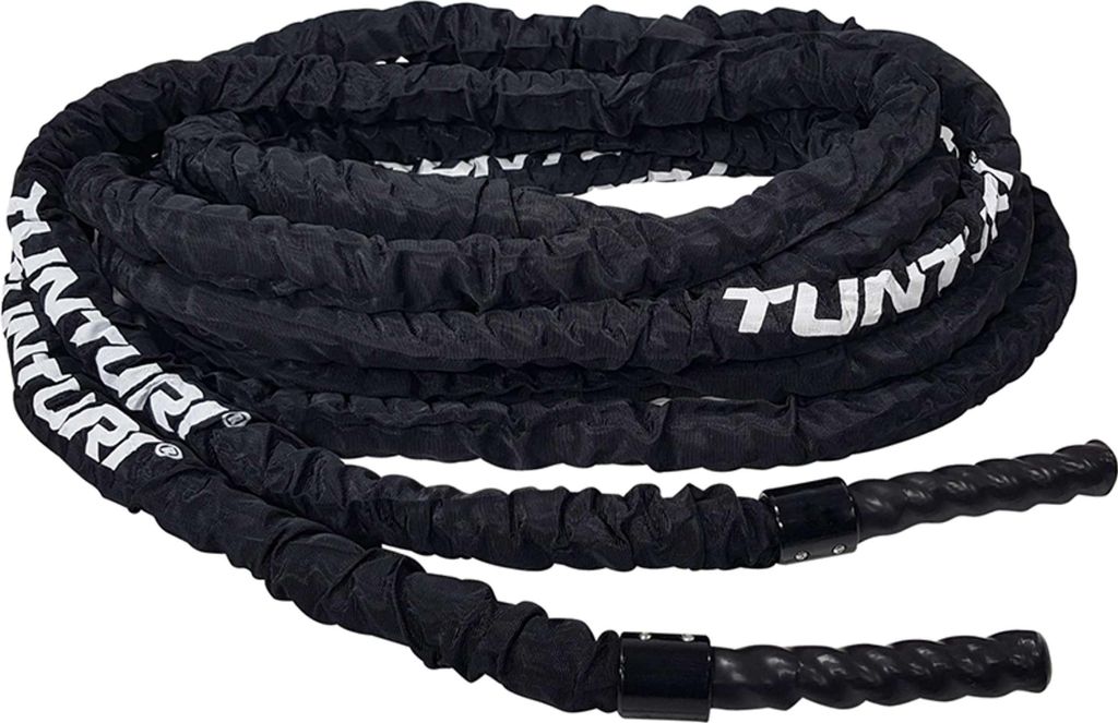 Tunturi Battle Rope mit Canva-Überzug, Fitnessseil in 15 Meter