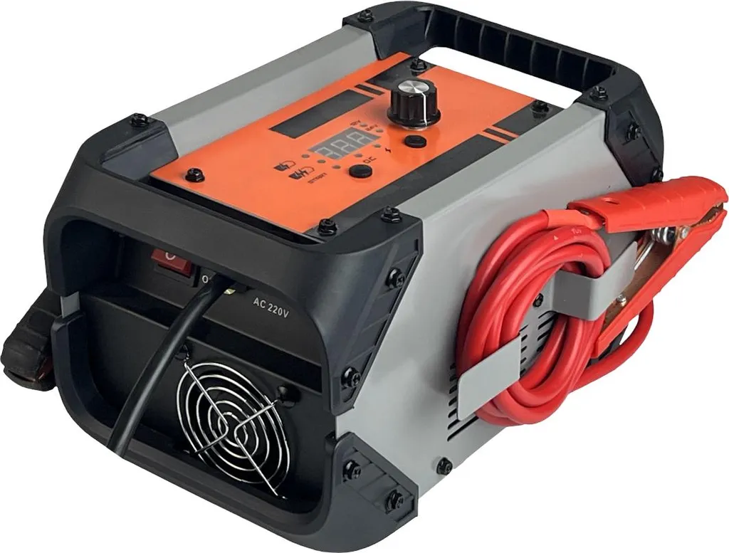 KRAFT&DELE | Caricabatteria per auto, 20-700Ah, 12/24V, 85A, caricabatteria, adatto per batterie al piombo AGM, umide e al gel