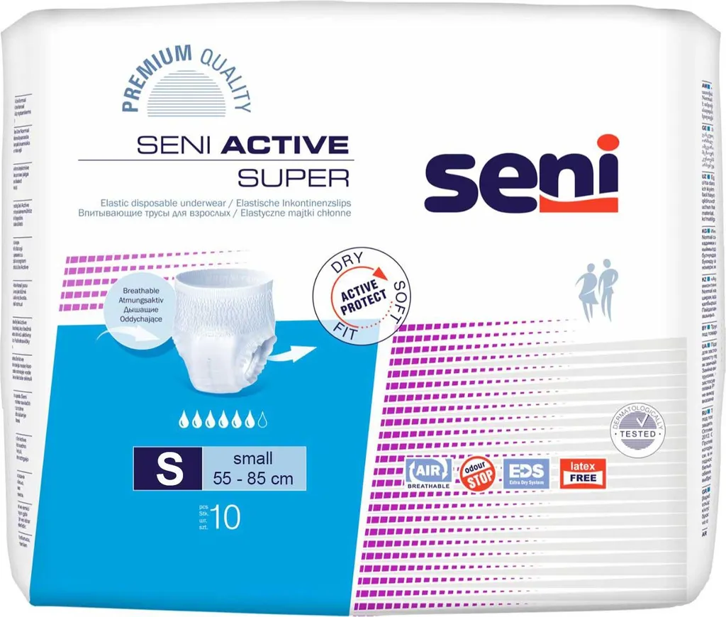 Seni Active Super Small 10 pz - Libero di Muoverti senza Pensieri