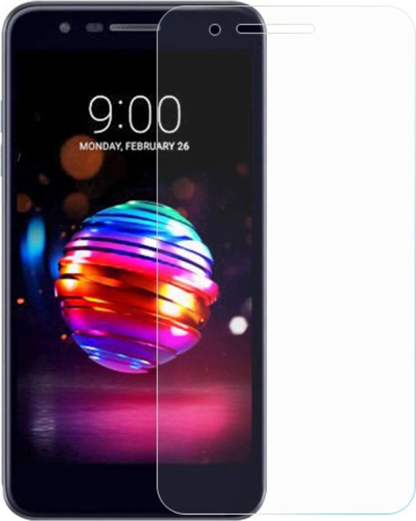 LG K10 2018 Displayschutzfolie 9H Verbundglas Panzer Schutz Glas Tempered Glas