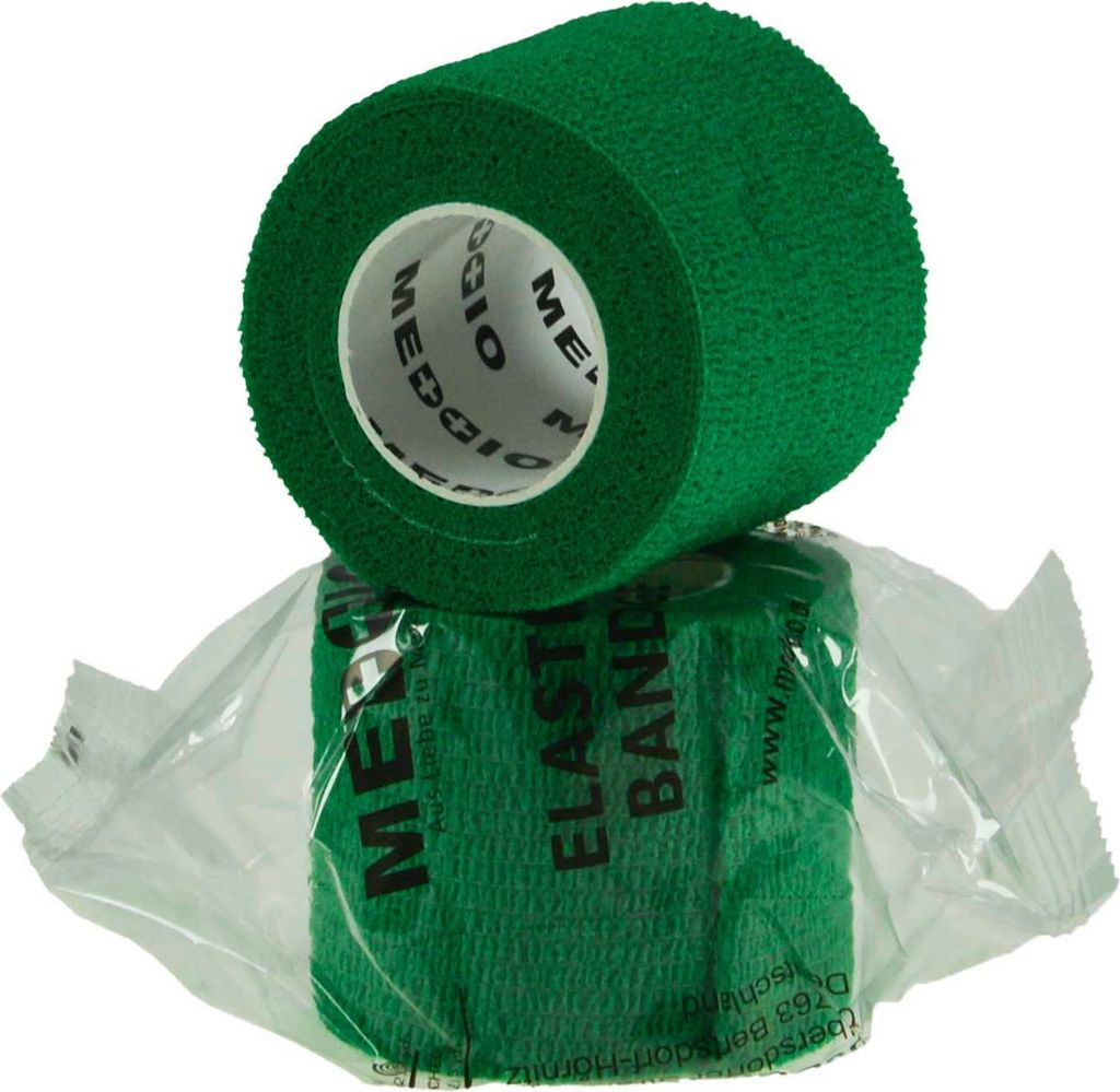1 Haftbandage Selbsthaftende Bandage / Fixierbinde 5cm x 4,5m, grün
