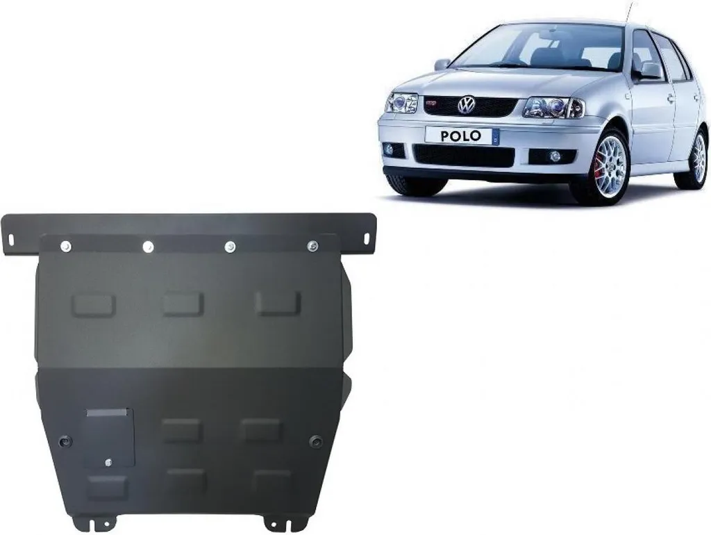 Protection moteur VW Polo 6n2 acier pour routes dégradées et chemins
