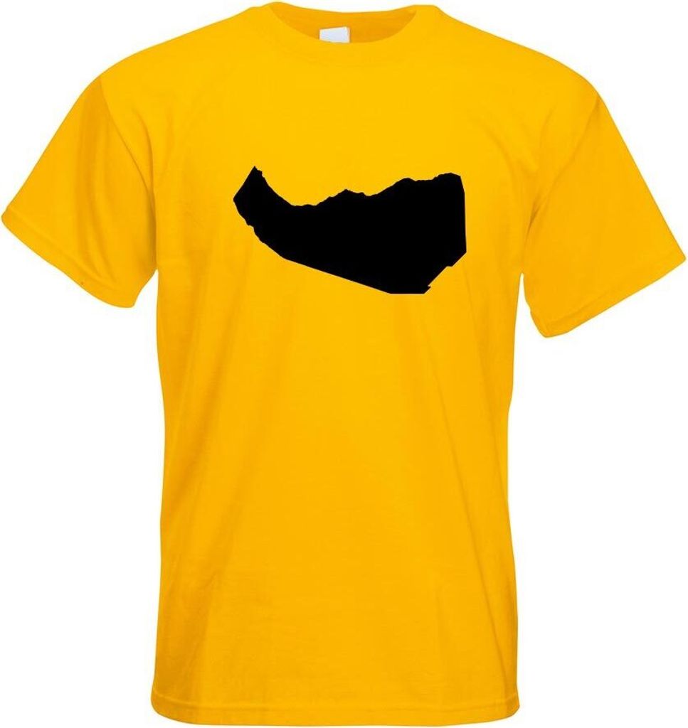 Kiwistar - T-Shirt - gelb - Somaliland - Hargeysa Herren Funshirt Bedruckt Design Sprüche Spruch Motive - mit Motiv Bedruckt - Funshirt Design - S...
