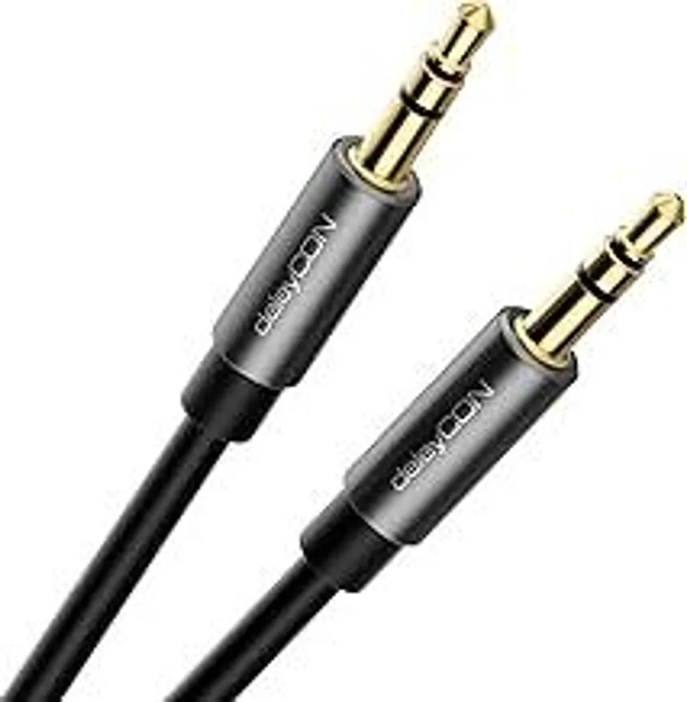 Cavo Audio Jack 3,5mm Maschio-Maschio 5m - Qualità Spina Metallo