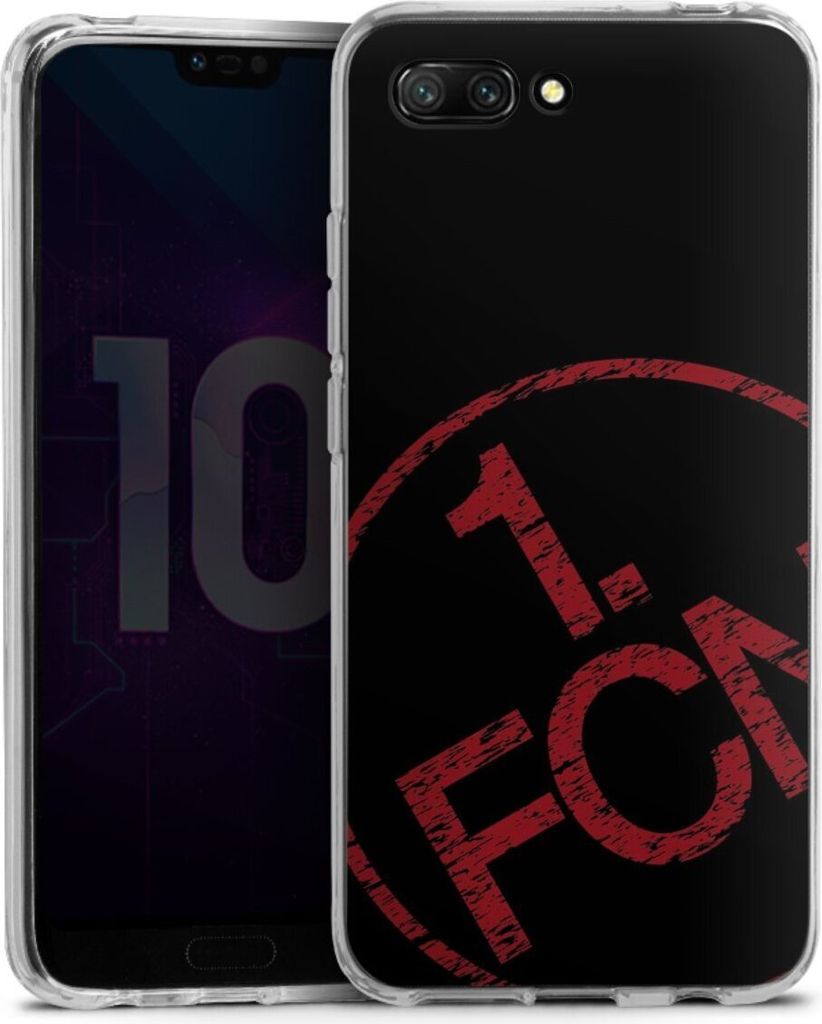DeinDesign Handyhülle für Huawei Honor 10 Silikon Hülle Case Smartphone Schutzhülle 1. FCN Fanartikel Textur