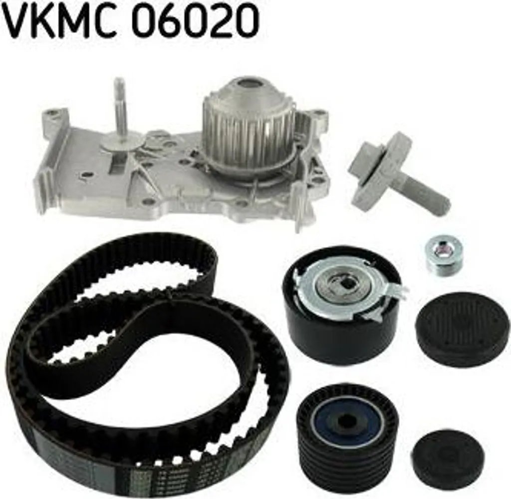 Kit distribution SKF anti-rupture moteur avec pompe à eau