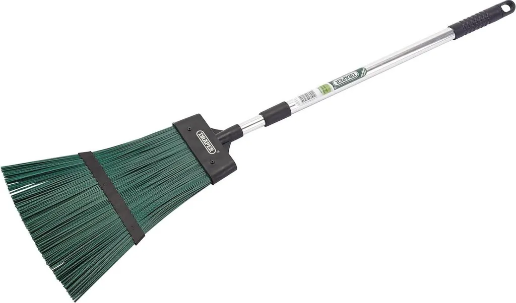 Balai télescopique en aluminium vert 103x30x3 cm 28160 pour sol
