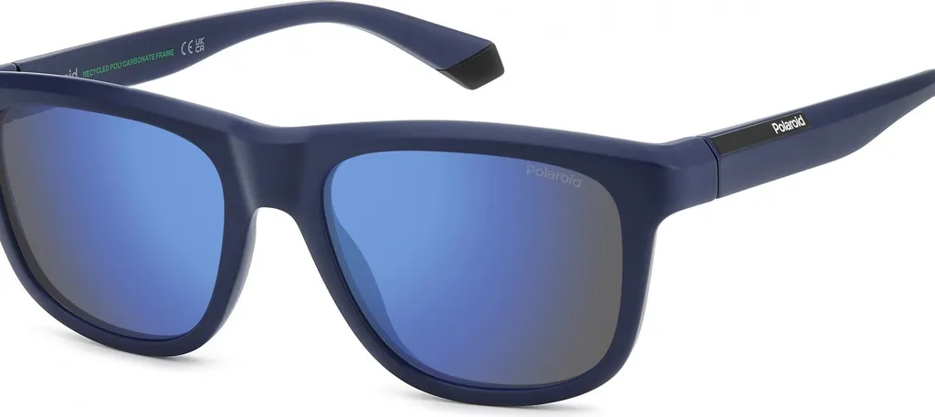 Fini l'Éblouissement avec les Lunettes Polaroid PLD 2163/S Bleu Mat