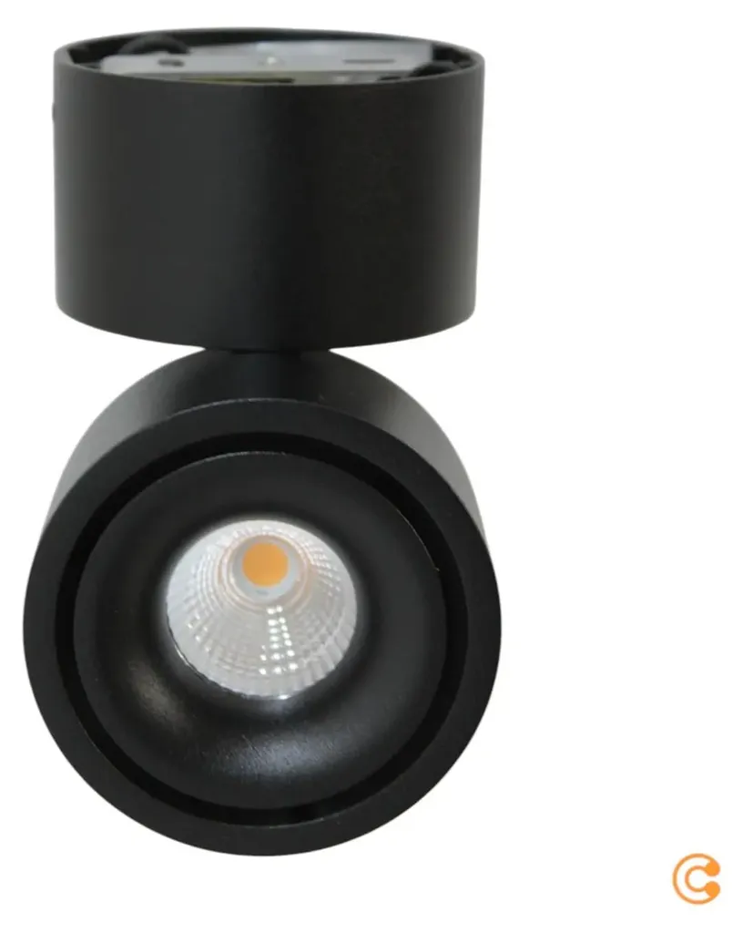 Spot de plafond LED Uni II Mini 8W Noir mat pour éclairage intérieur
