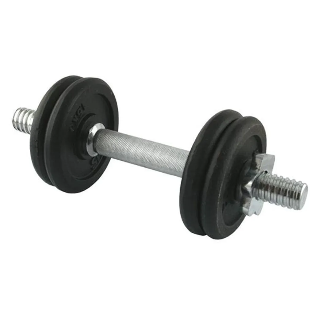 Haltère de musculation 7 kg avec filetage HMS Sg01 pour home gym