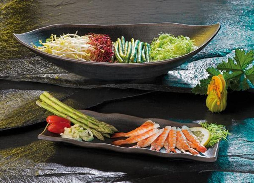 APS 84101 Blattschale MARONE, 36 x 19 cm, Höhe 8 cm, Produktbild 
