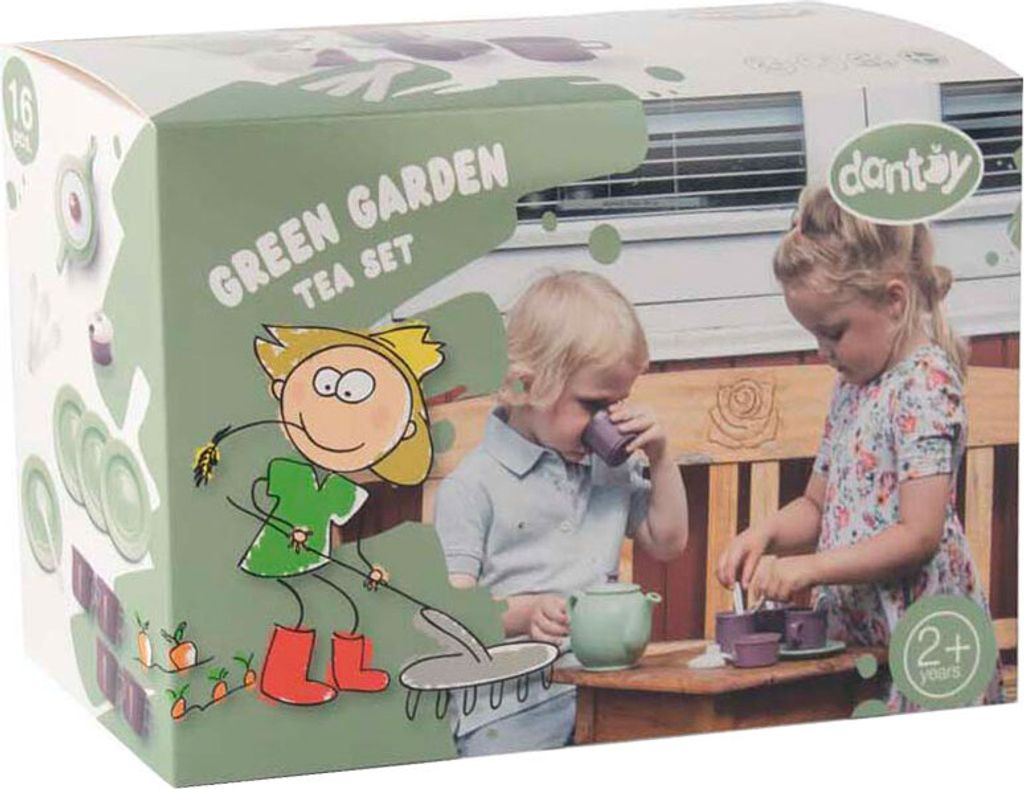 Čajová súprava Green Garden 16ks 24m+ Obrázok produktu 