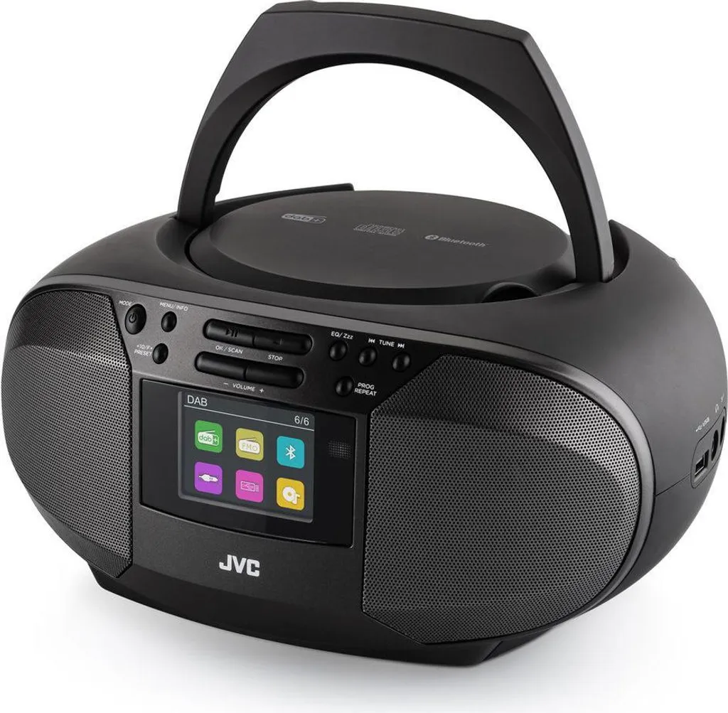 Radio numérique DAB+ JVC RD-E664B stéréo avec Bluetooth et lecteur CD - 4