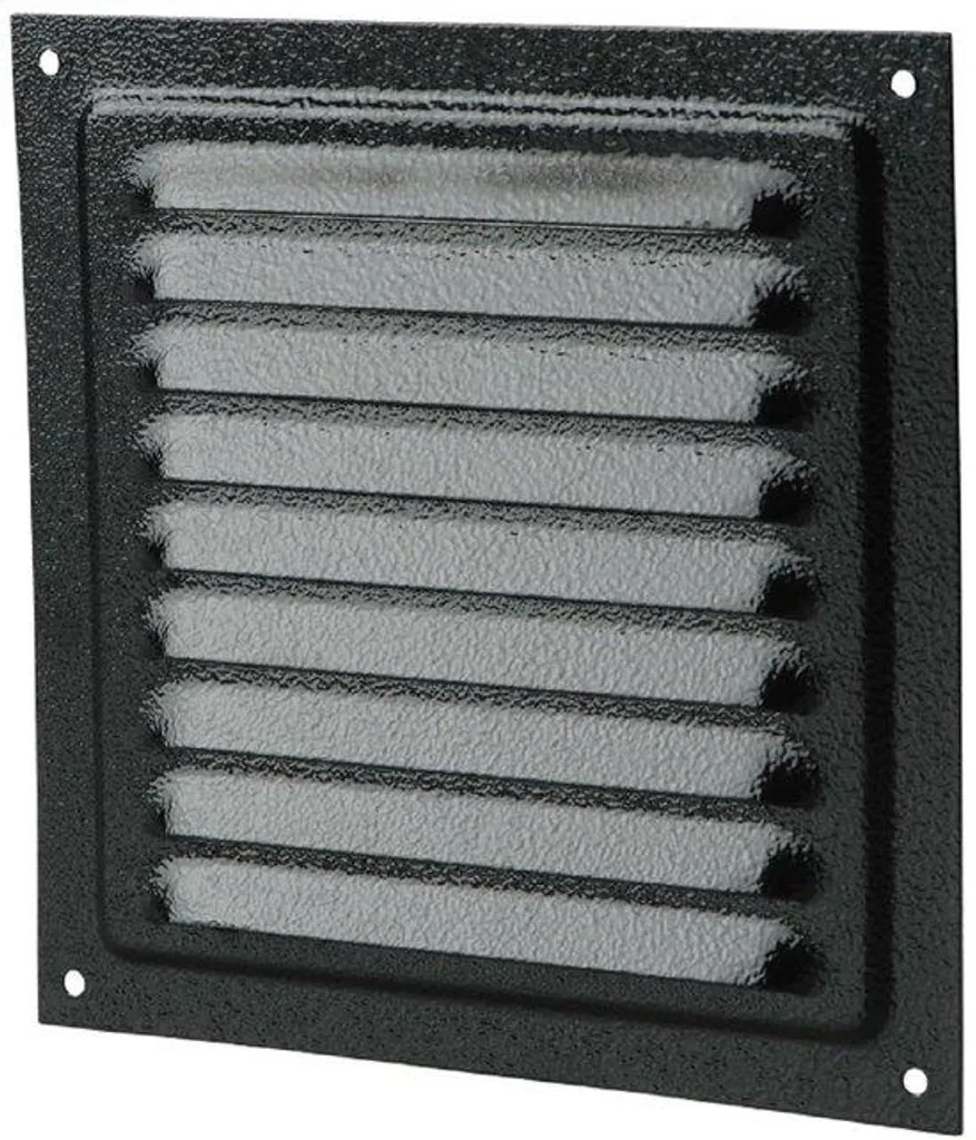 Plaque de protection pour grille d'aération 25x25 cm en acier robuste