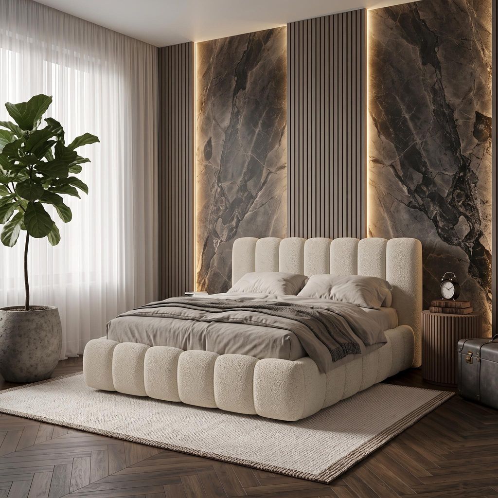 Ankado Polsterbett mit Bettkasten 180x200 cm - Metallrahmen Produktbild 