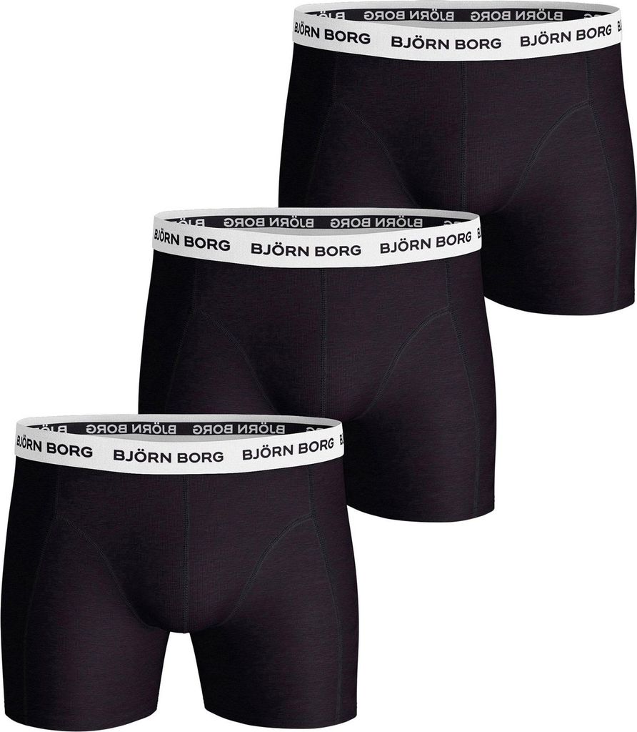Björn Borg Baumwolle Stretch Boxershorts Herren (3-pack)