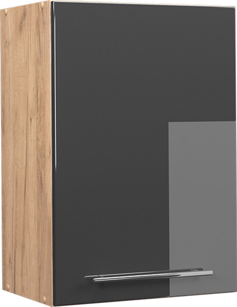 Hängeschrank Vicco Fame-Line Anthrazit Hochglanz 50 cm, Model 38379