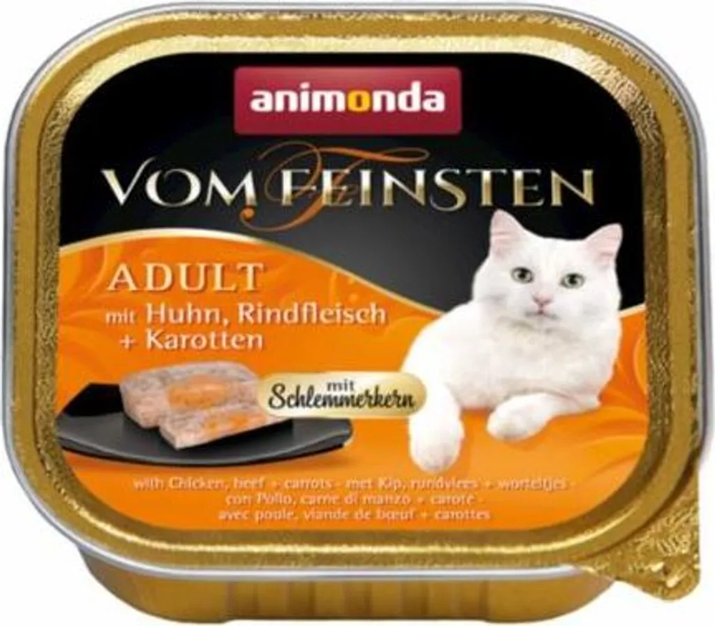 Animonda Vom Feinsten Adult nucleo gourmet con poulet, boeuf e carote 100gx32