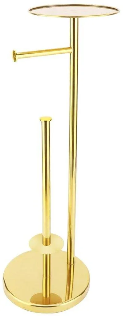 Support de toilettes sans perçage 65 cm en acier inox pour petit espace