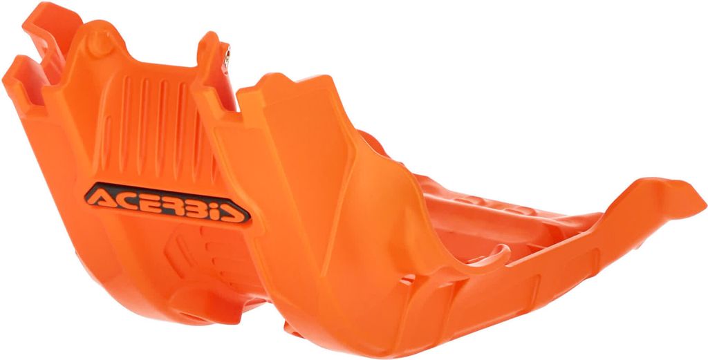 ACERBIS orange Paramotor an den originalen Löchern für KTM