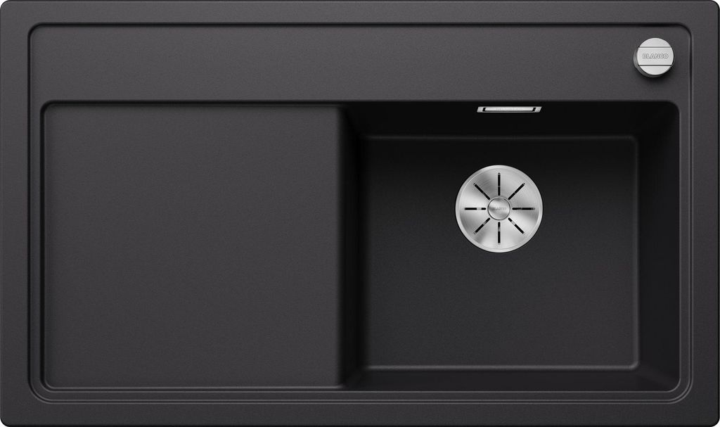 Spüle Blanco ZENAR 45 S 860 x 510 mm schwarz 526037 Produktbild 
